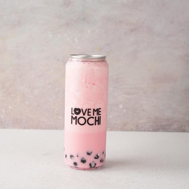 Indulge in Strawberry Bubble Tea